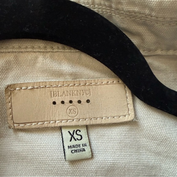 Blank NYC Light Beige Denim Jacket - Picture 3 of 4